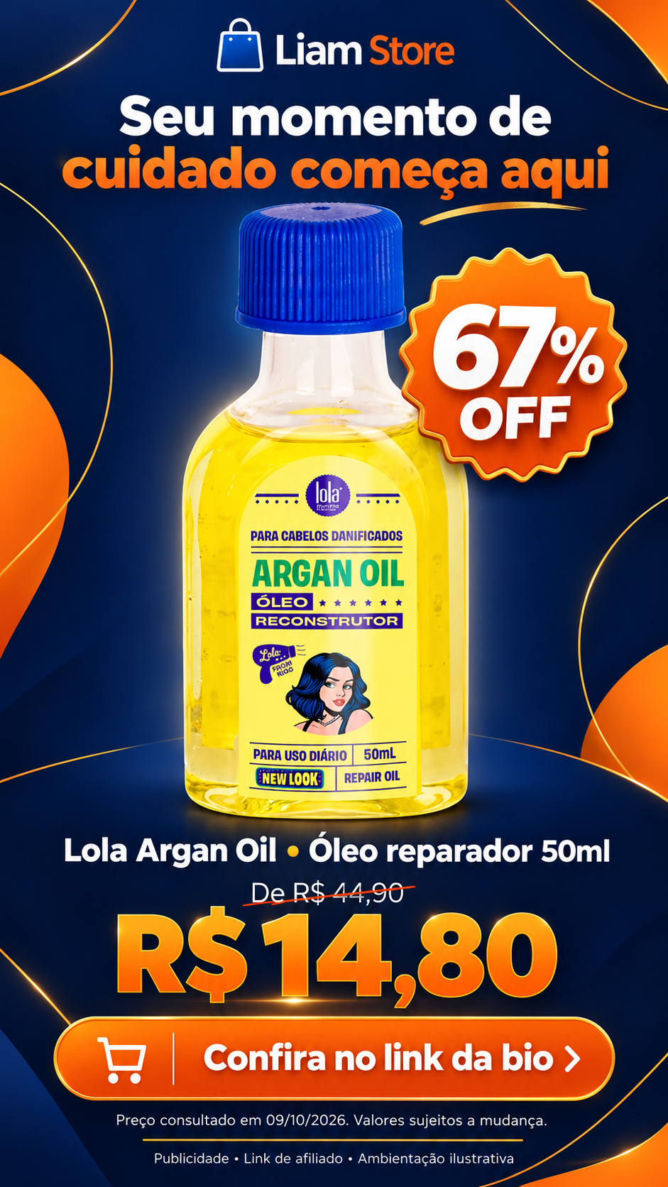 Lola Argan Oil — Óleo reparador 50ml