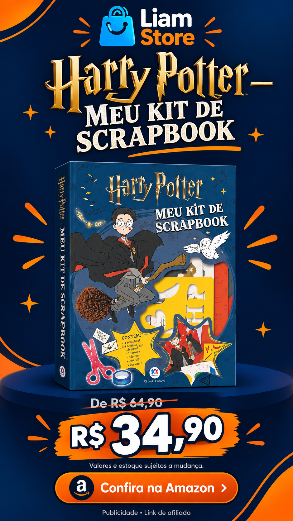 Harry Potter Meu kit de Scrapbook